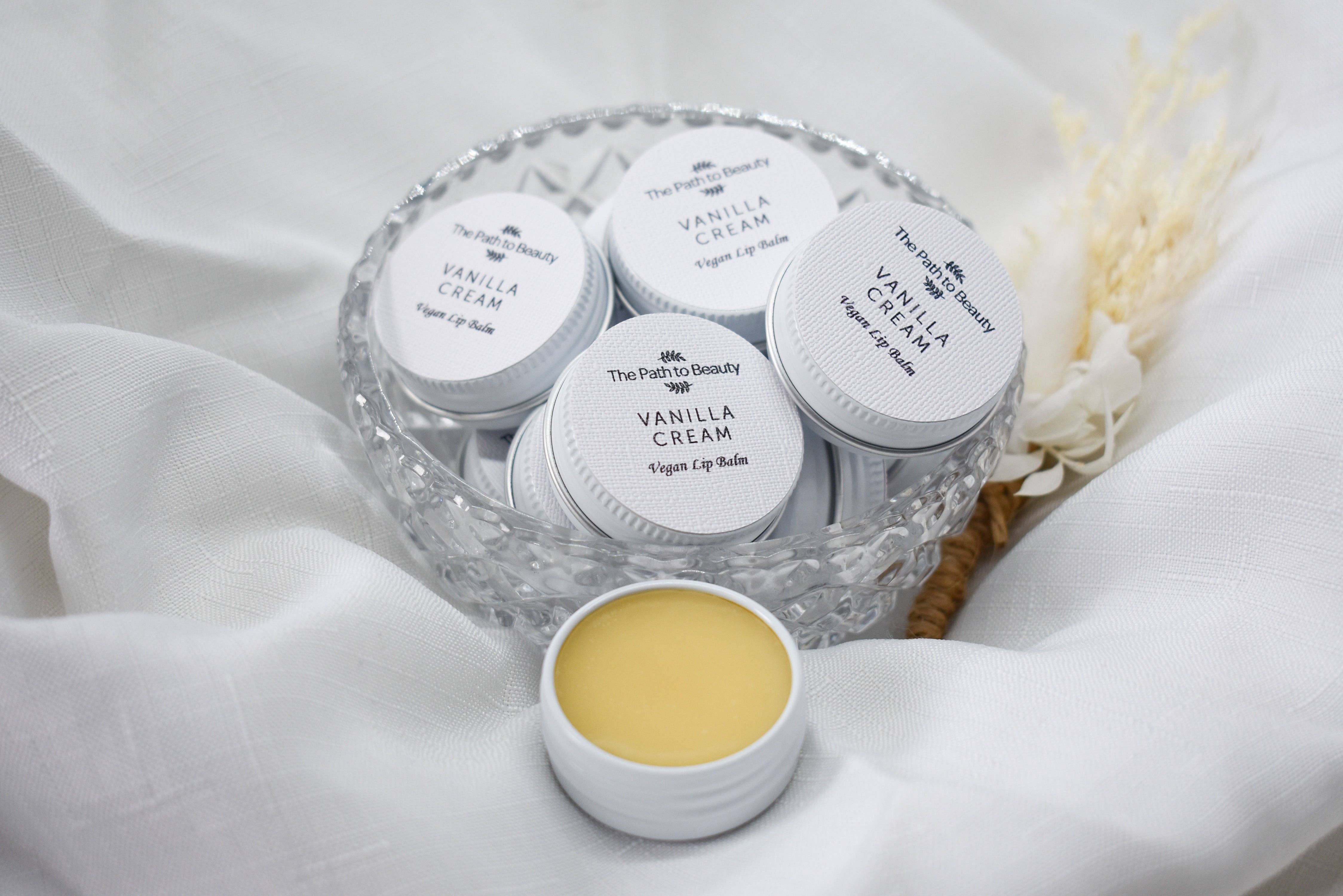 The Path to Beauty - Wholesale Lip Balm - Vegan Lip Balm ~ Vanilla Cream
