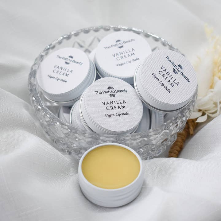 The Path to Beauty - Wholesale Lip Balm - Vegan Lip Balm ~ Vanilla Cream