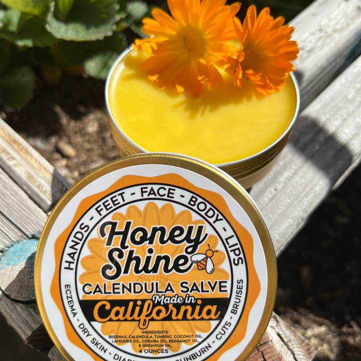 Honey Shine Calendula | Danielle Rae Calendula Co - Vendita all'ingrosso Unguenti/Balsami/Creme curative - Unguento alla calendula Honey Shine5