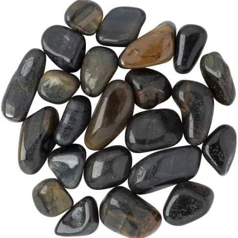 Gobelets Shropshire Crystals™ en forme d'œil de tigre, 100 g, 8 à 10 mm pour la vente par Iridium Direct