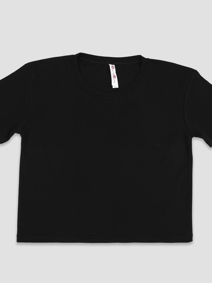 Laughing Giraffe - Wholesale T-shirt – women's - Women's Flowy Crop Top T-shirt Boxy Tee - OPEN SIZING3