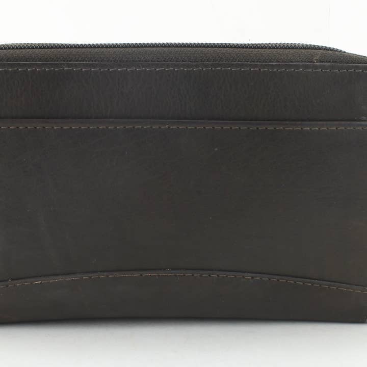 Leather Impressions Inc - Wholesale Wallet - Women's - Double Zipper Women's Clutch 155854