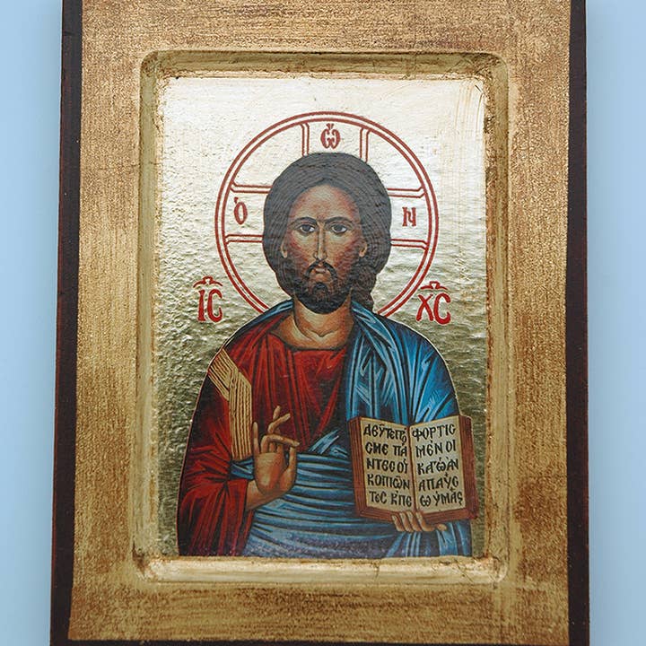 Contreras Designs - Vendita all'ingrosso Targa da parete - G0SR-CT - Icona greca, Cristo Maestro0