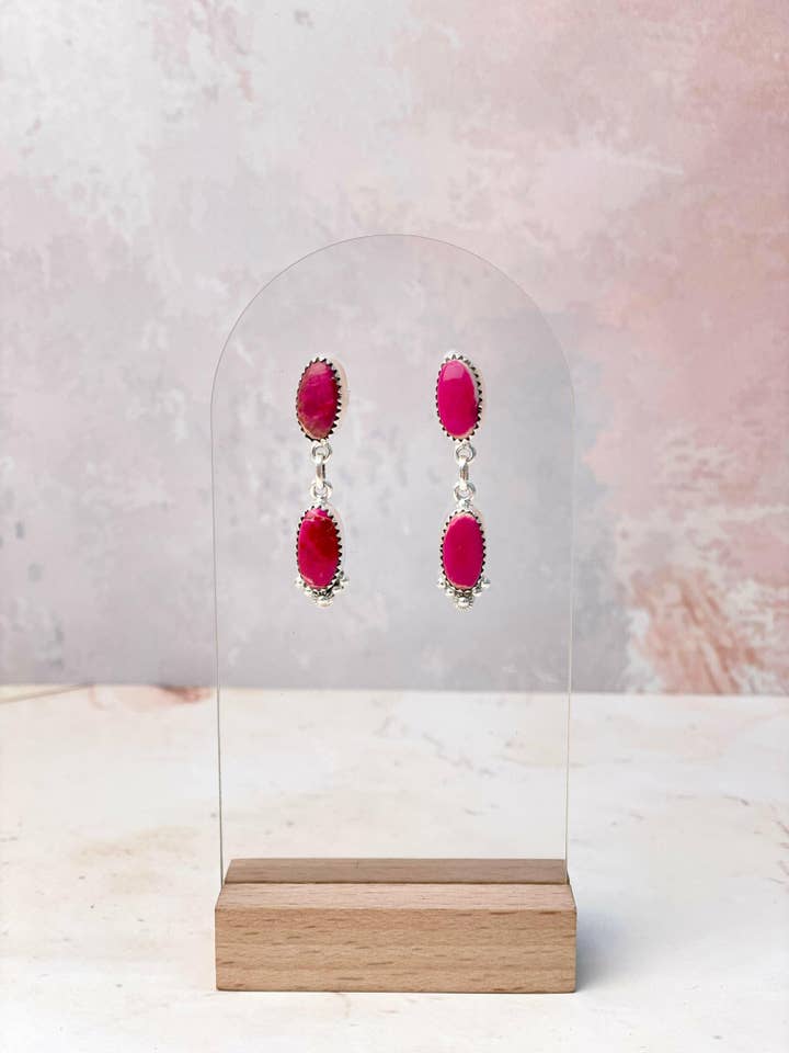 Little Desert Jasper Multi Colored Earrings for wholesale by Krush Kandy