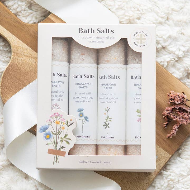 Something Different Wholesale - Wholesale Bath Salts - Floral Bath Salt Gift Set
