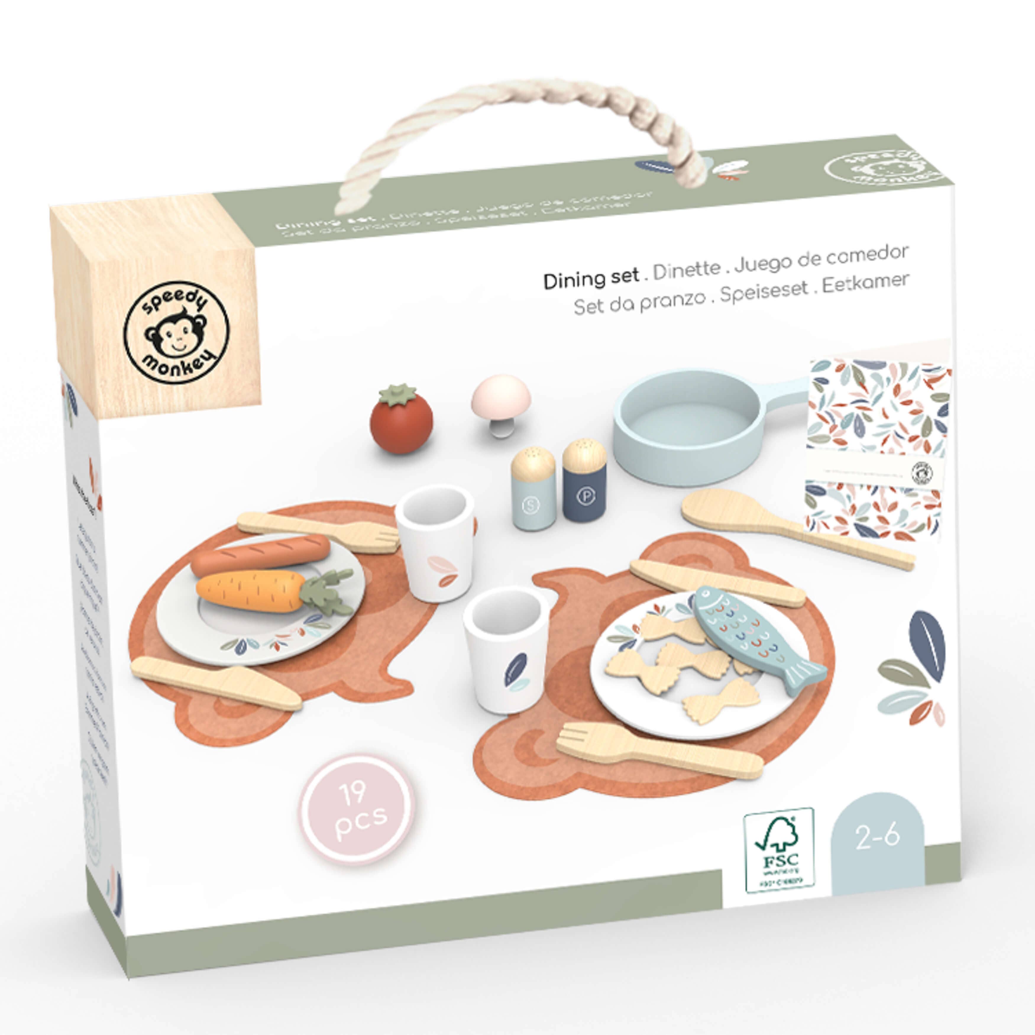 Speedy Monkey - Wholesale Toy feeding set – Child - Dining Set4