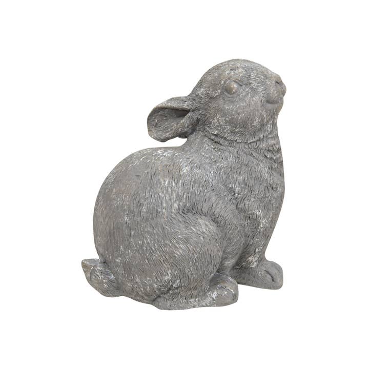 Col House Designs - Wholesale Decorative Figurine - Gray Resin Bunny, 4 Assorted4