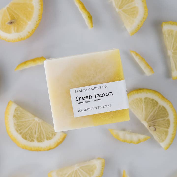 FRESH LEMON SOAP for wholesale by Sparta Candle Co.