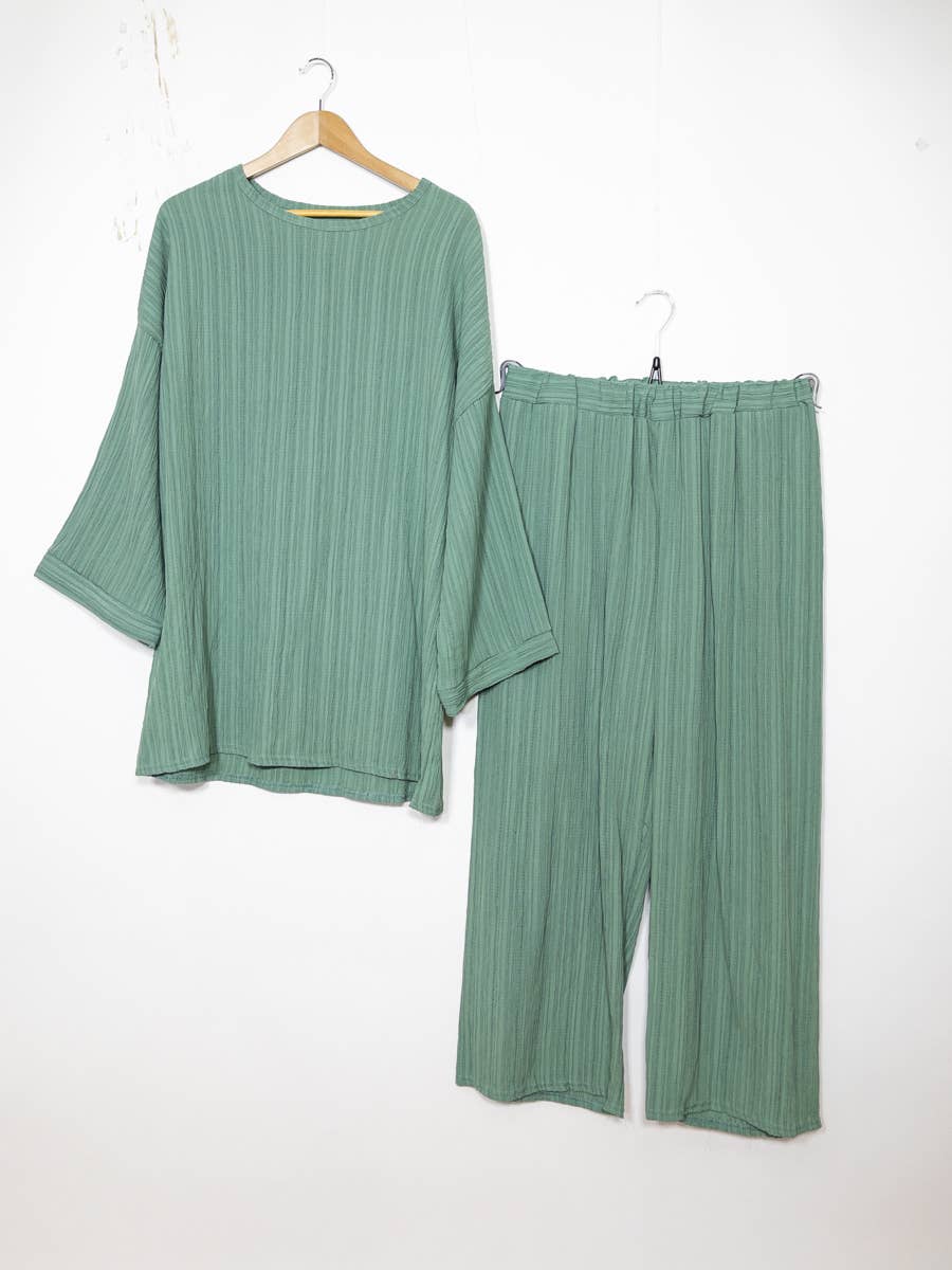 IDEAL OUTFIT - Wholesale Top & Pant Set (NOT Loungewear) - Women's - Abaya set ref:2335 FF-59PAN10