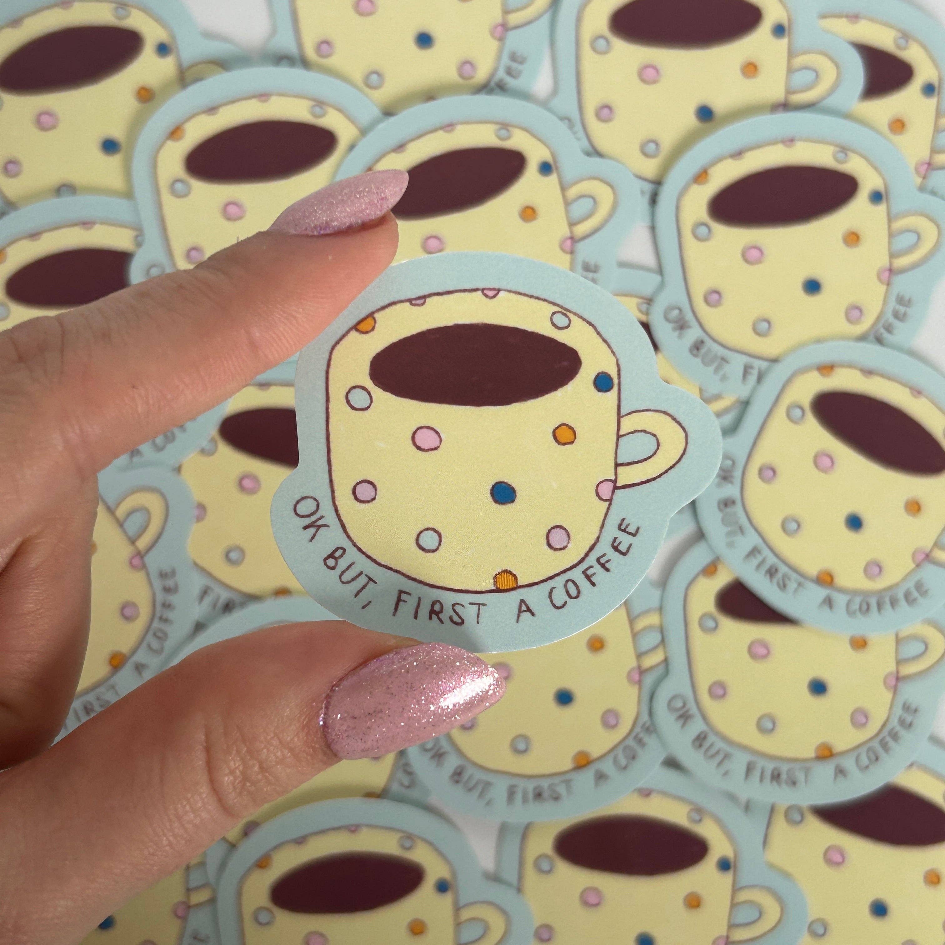 Nany Craft Shop - Wholesale Sticker - Coffee mug sticker1