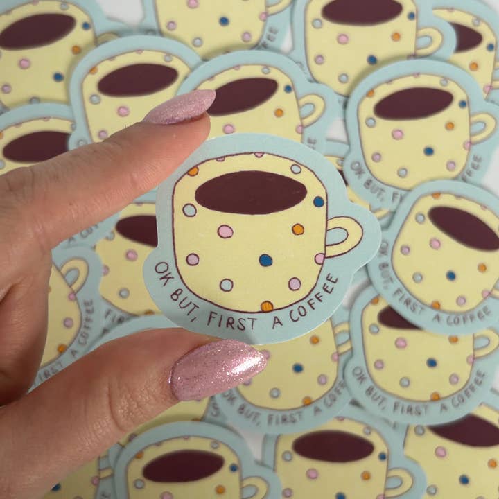Nany Craft Shop - Wholesale Sticker - Coffee mug sticker1