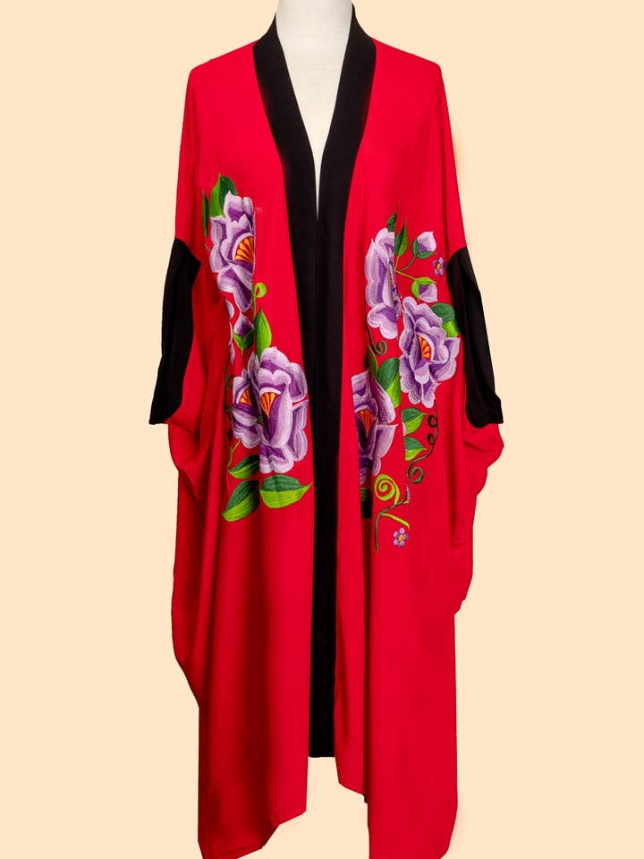 Vestaglia a maniche aperte Riches of Yucatán per la vendita all'ingrosso da parte di Ceiba