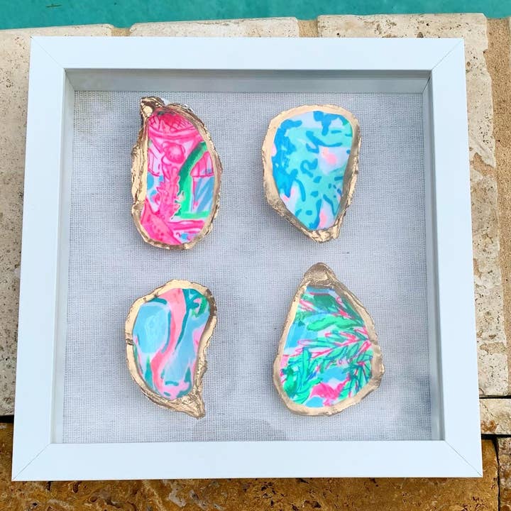 DogFish Design 13 – wholesale Decorative tabletop object – Palm Beach Shadow Boxes