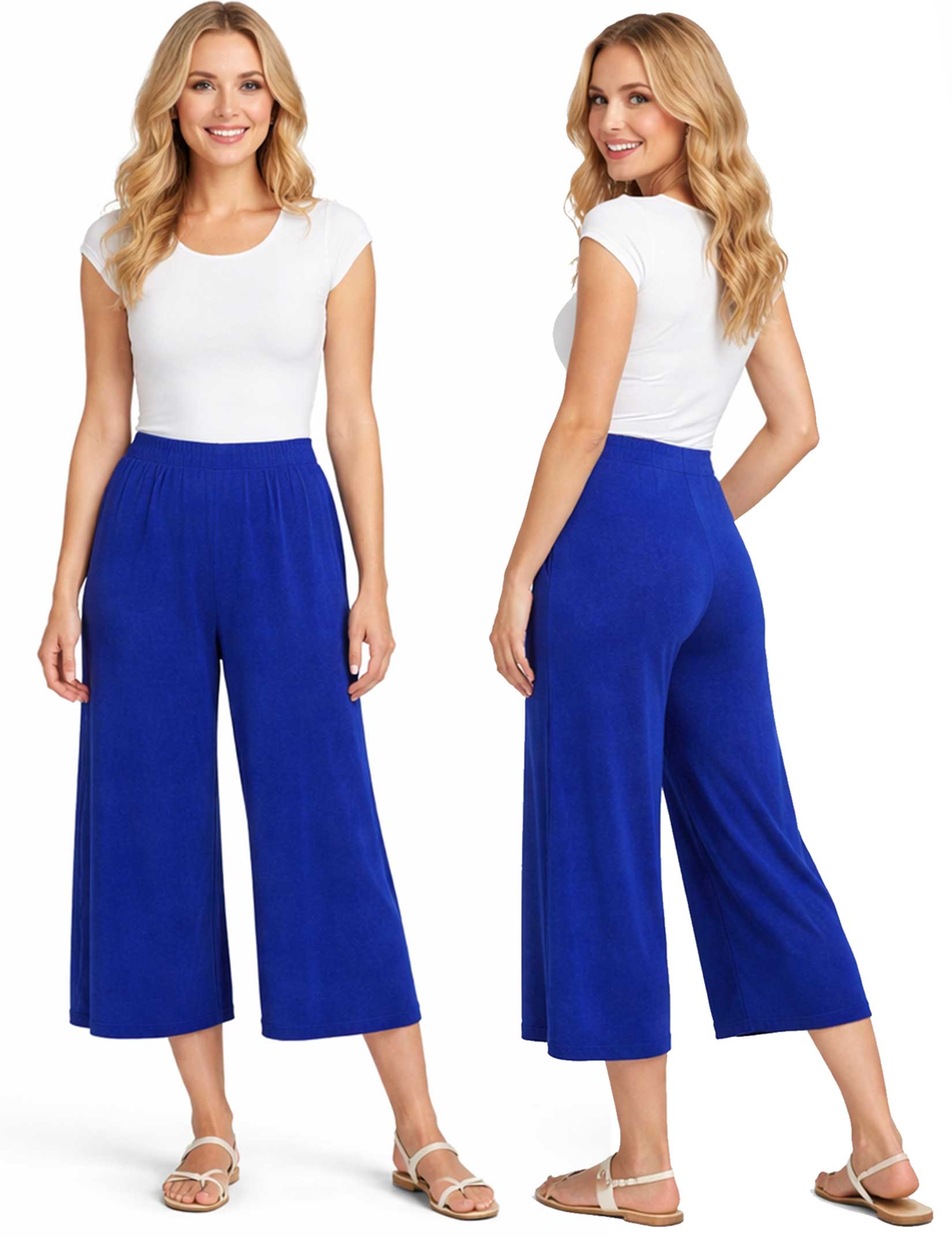 The Magic Scarf Company - Wholesale Pants - Women's - 1248 - Slinky TravelWear Capris12