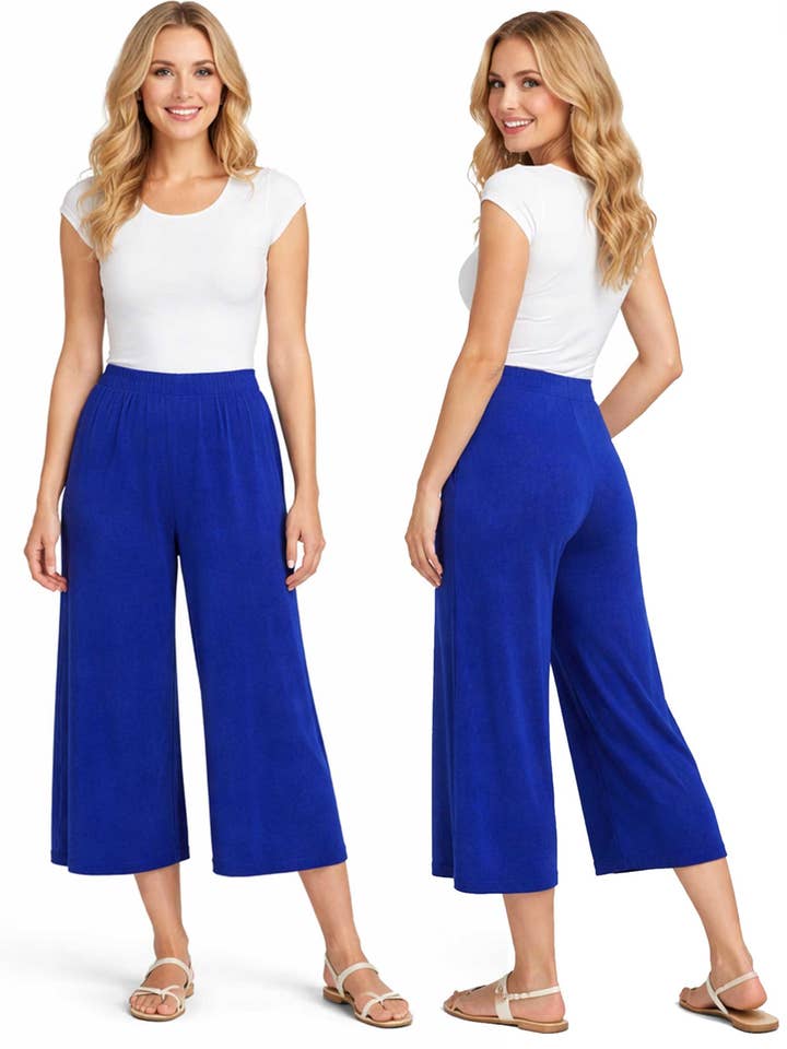 The Magic Scarf Company - Wholesale Pants - Women's - 1248 - Slinky TravelWear Capris12