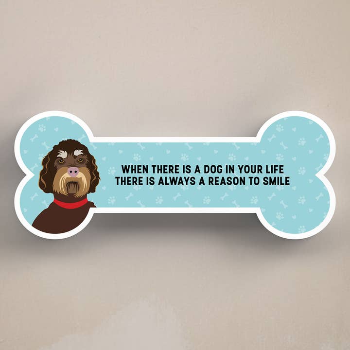 P5459 - Labradoodle Dog Reason To Smile Katie Pearson Artwor for wholesale by Vivid Squid Wholesale