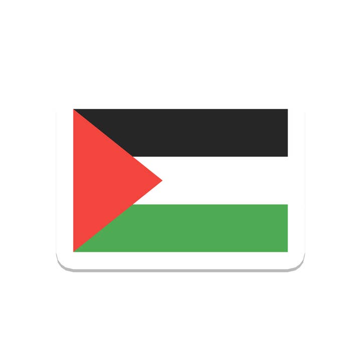 Palestine Flag | Politics | Waterproof Bumper Sticker for wholesale by SlapPolitics Stickers