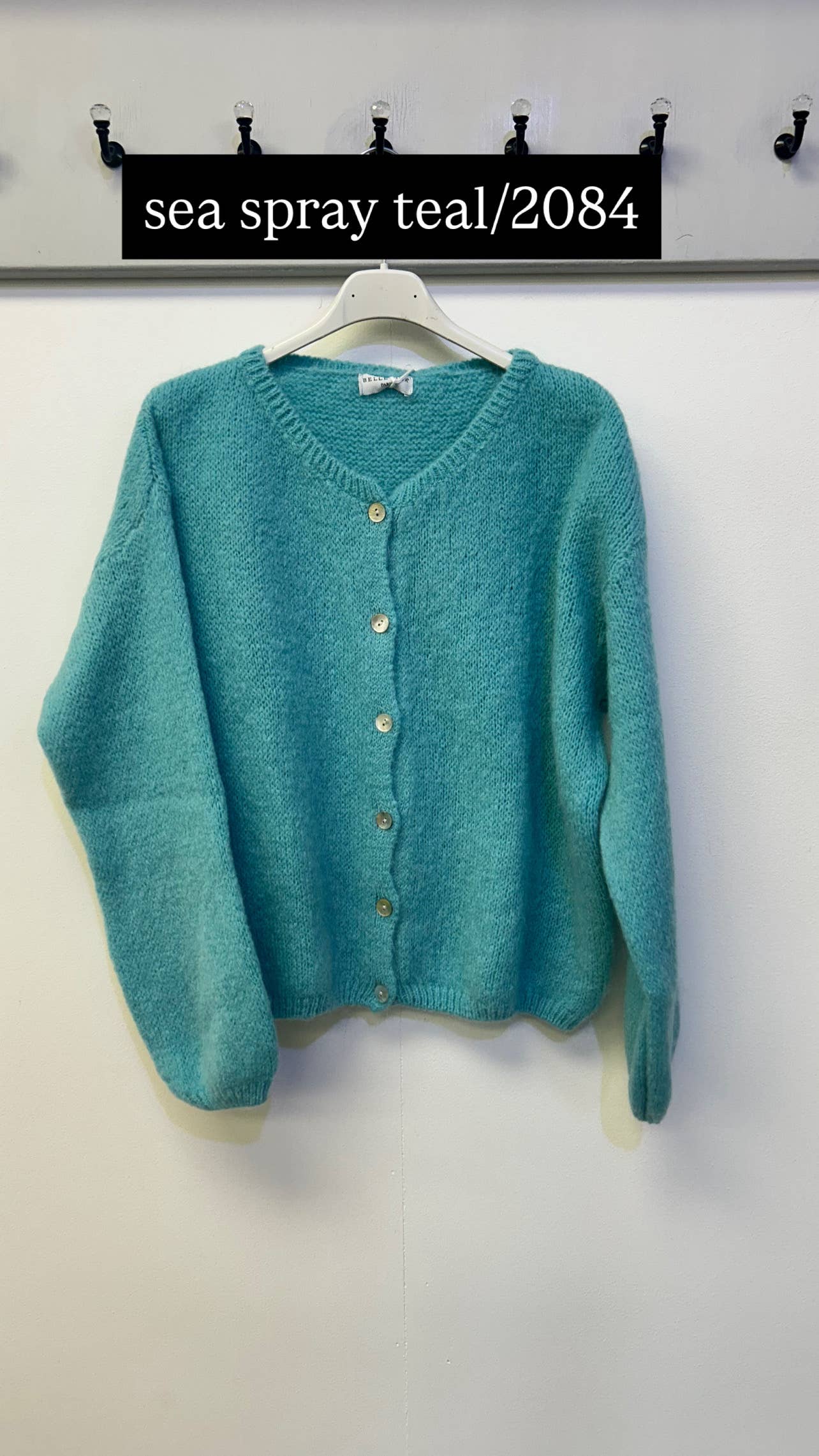 Terminal 1 Clothing – wholesale Kofta - Dam – Cardigan i mohairblandning med knappar fram23