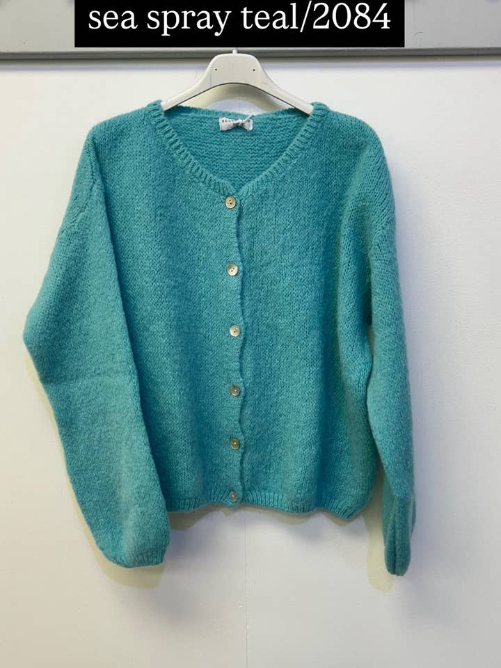 Terminal 1 Clothing – wholesale Kofta - Dam – Cardigan i mohairblandning med knappar fram23