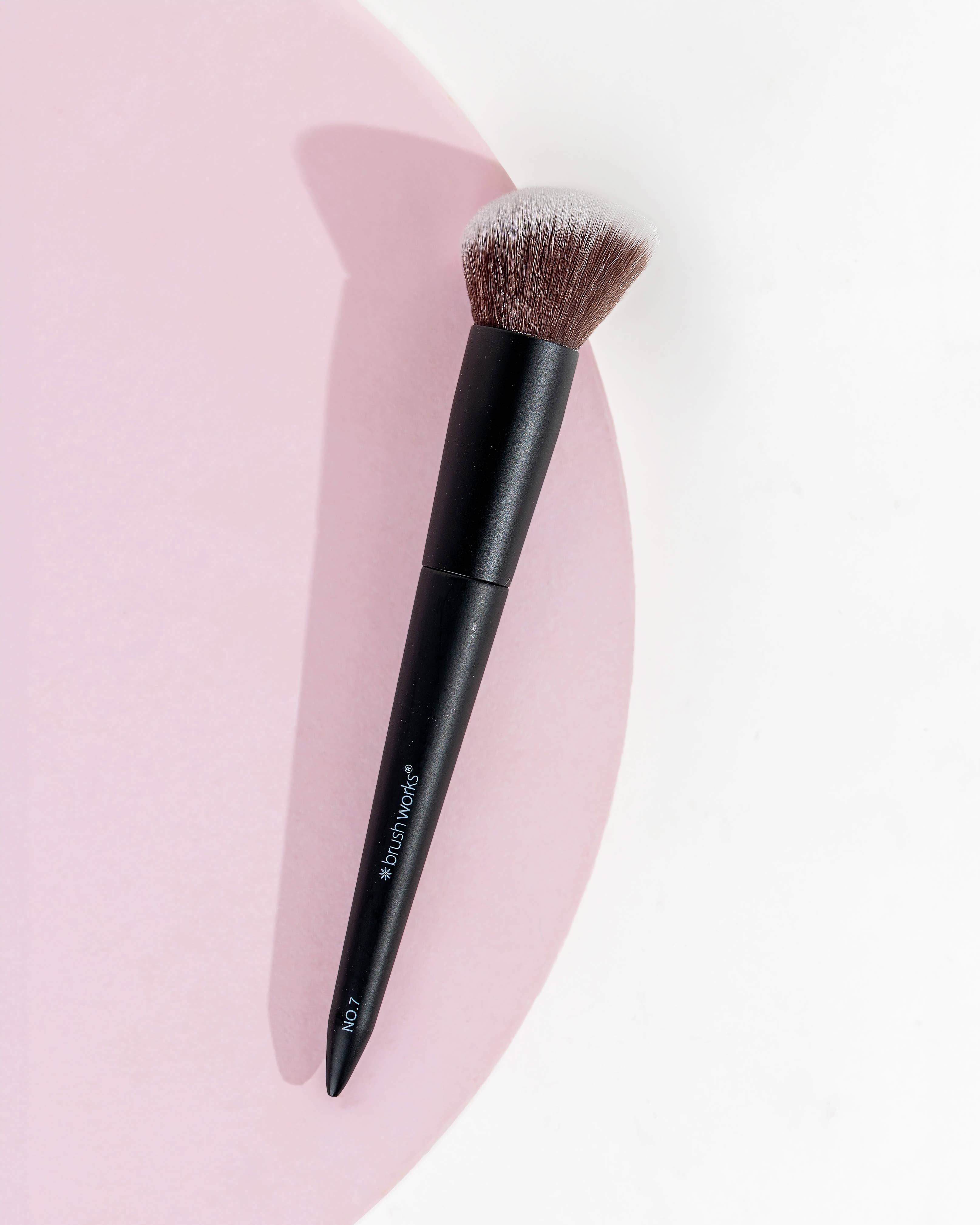 Soinvogue - Wholesale Cheek/Face Makeup Brush - Brushworks No. 7 Angled Blush Brush3