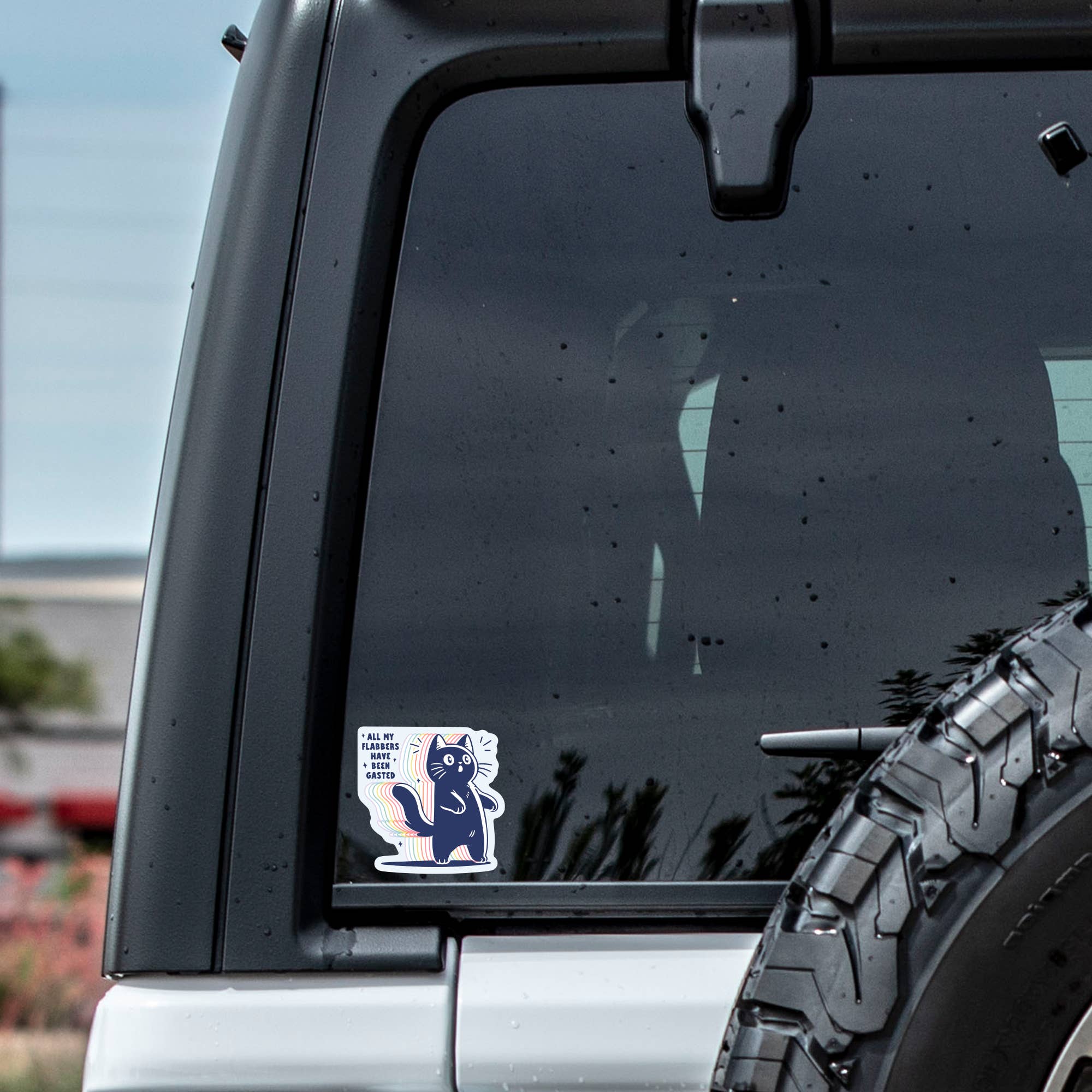 Juju and Moxie - Venta al por mayor Pegatina - Pegatina de vinilo de alta calidad de gato lindo y divertido sarcástico.3