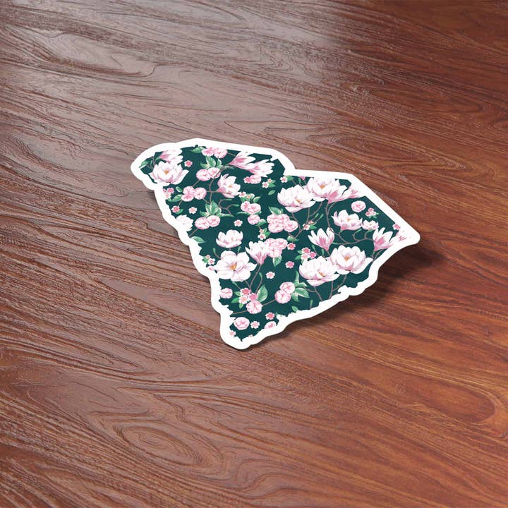 Sentinel Supply – wholesale Klistermärke – Sydkarolina Magnolia Blomma Klistermärke - Söt Sydlig Dekal5