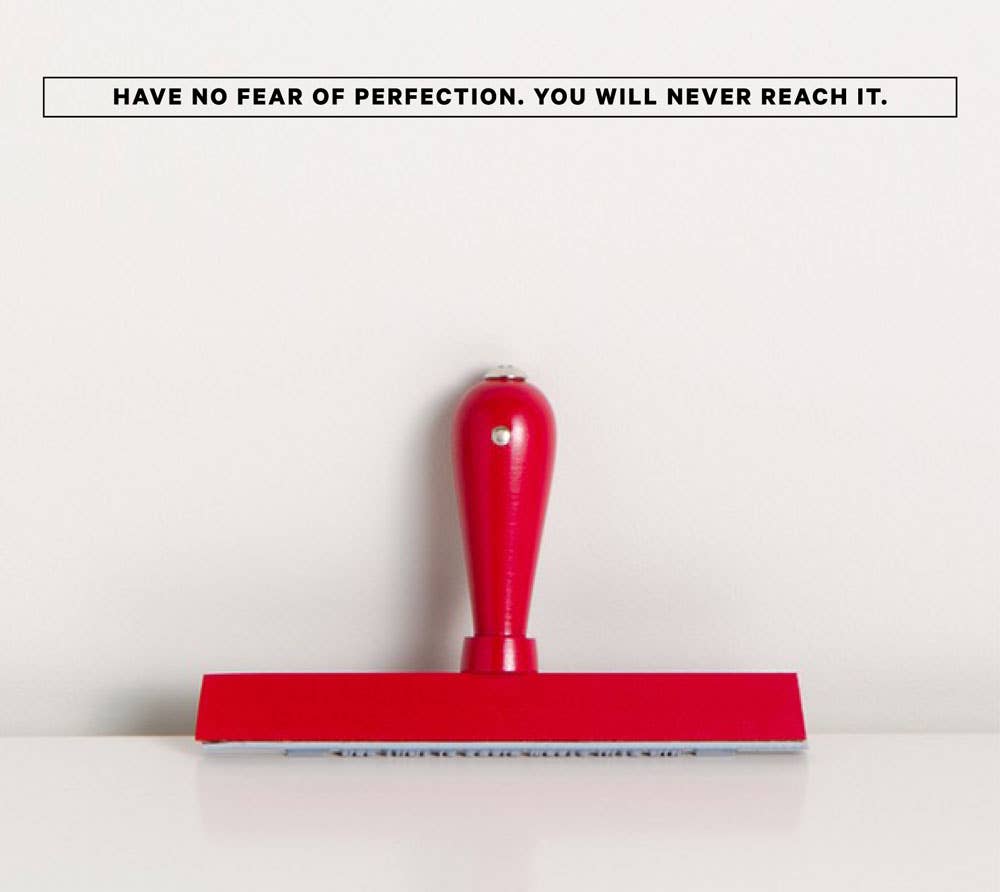 Wms&Co. - Wholesale Rubber/Decorative Stamp - Philosophical Quote Hand Stamp and Inkpad - Single Line42