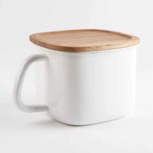 MISO enamel pot | white for wholesale by Chabatree