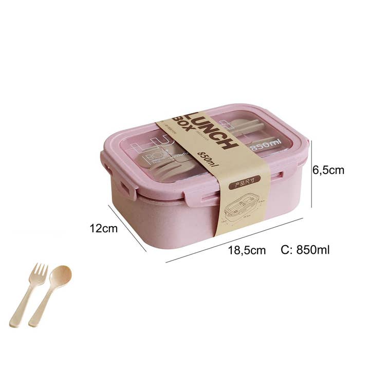 MinoCraft - Wholesale Lunch Bag/Box - Daily bento box with airtight clip-on lid1