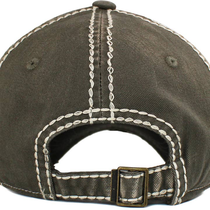 KBETHOS - Wholesale Baseball cap – Unisex - Happy Camper Fueled By Alcohol Vintage Ballcap10