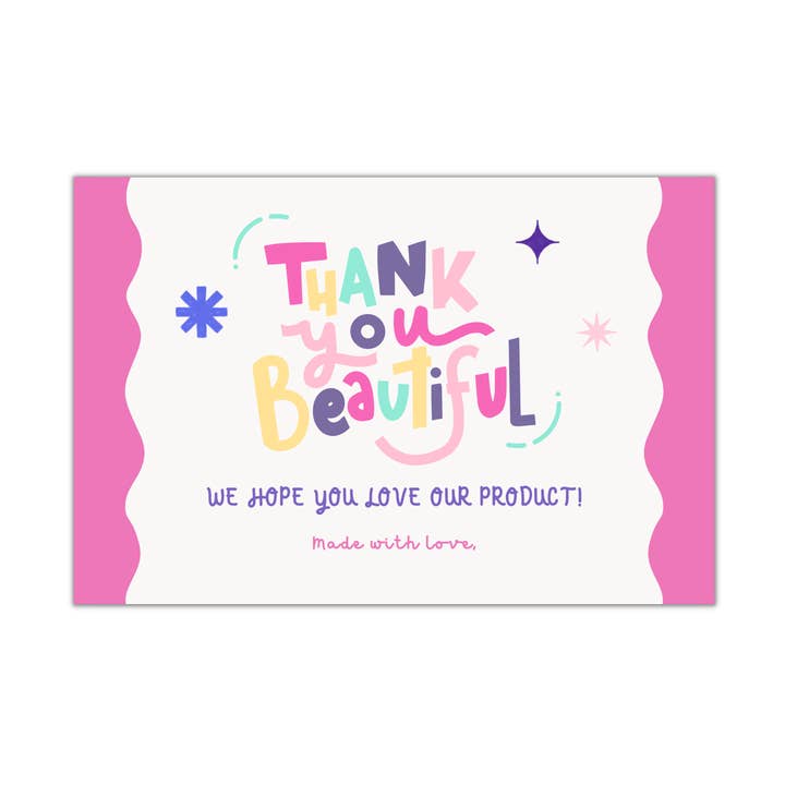 Ansichtkaarten met dank voor wholesale door Small Biz Supplies