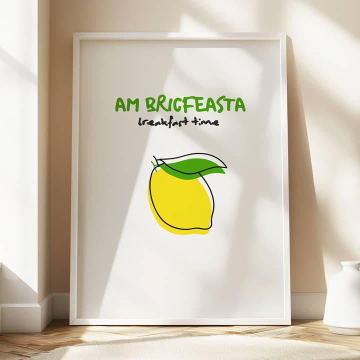 Jeg er morgenmad Print for engroshandel hos As Gaeilge