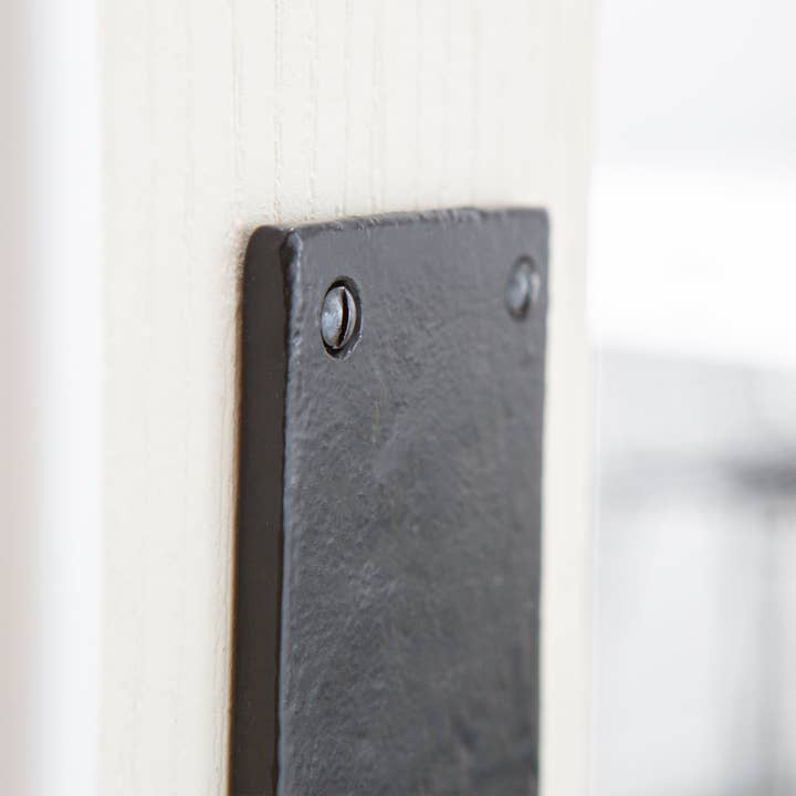 Rinkit Ltd – Engroshandel Knap/træk – Rustik Dør Skub Plade - W65mm x H295mm - Sort