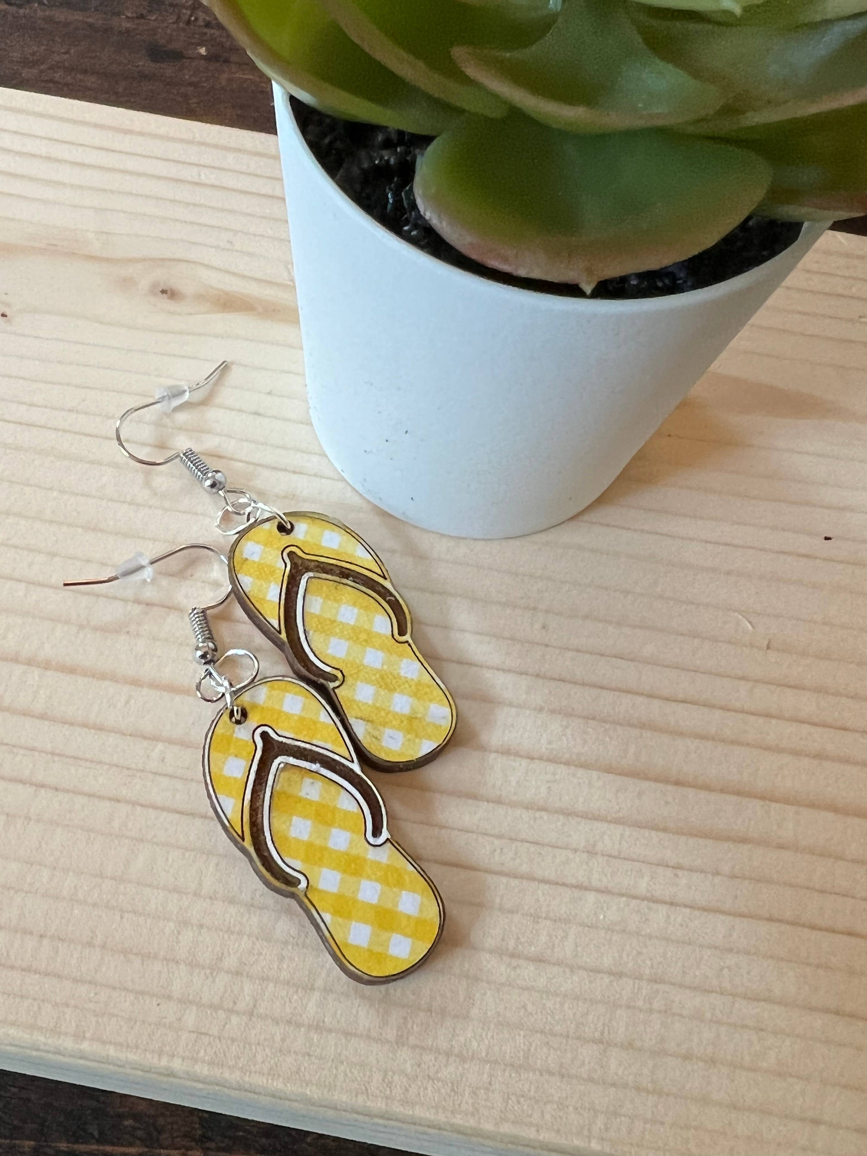 Suchfungoods - Wholesale Dangle Earrings - flip flop dangles4