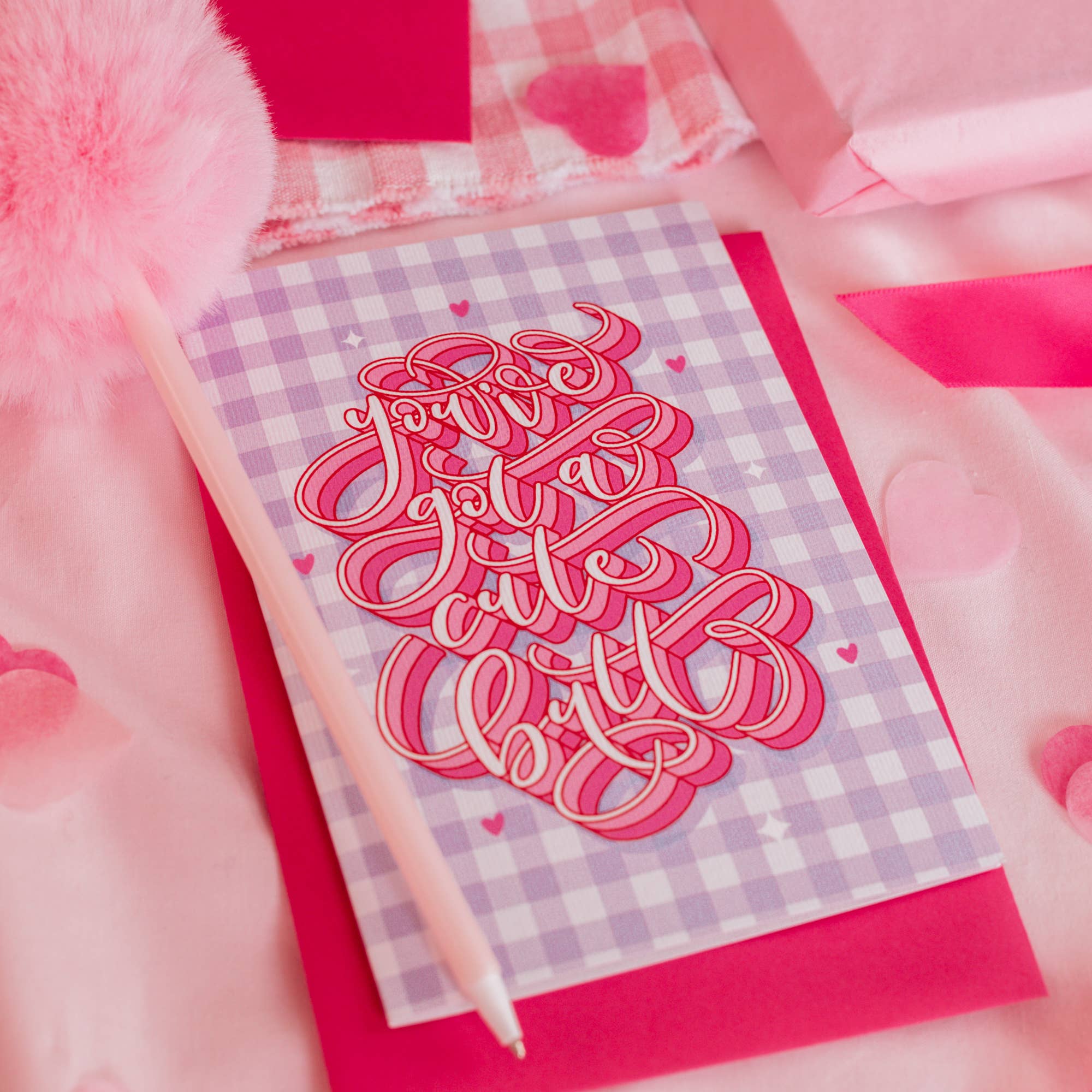 Dottie's Paper Co. - Wholesale Love Card - Cute Butt Calligraphy Card0