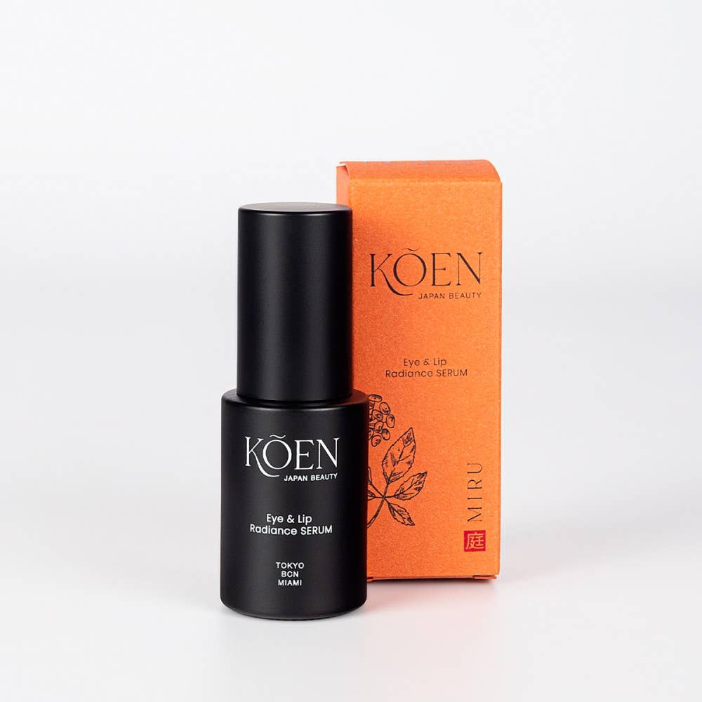 Koen Japan Beauty (Tertech Lab, SLU) – Creme/gel para os olhos por atacado – Sérum Radiância MIRU para Contorno dos Olhos e Lábios 30 ml