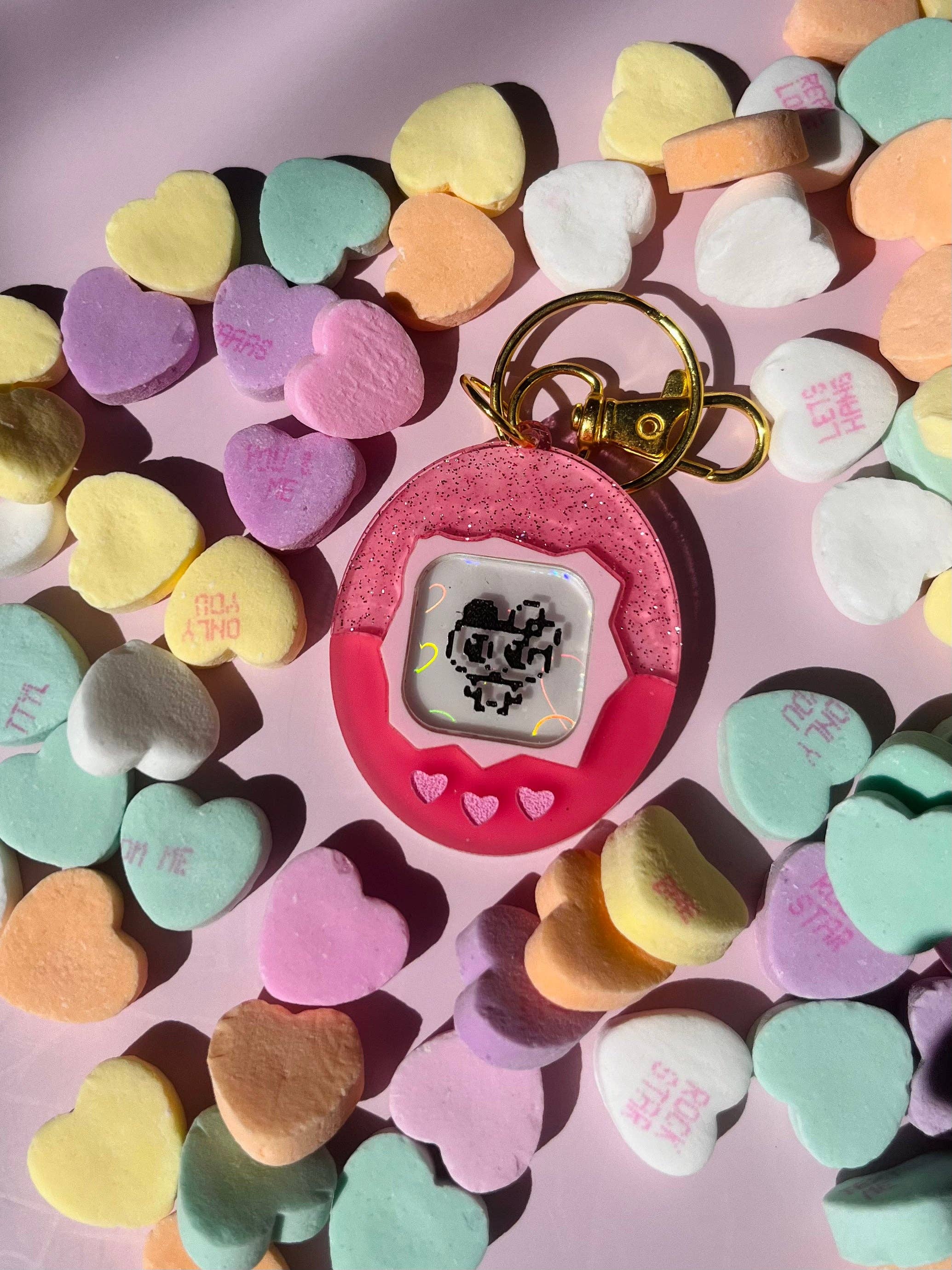 Studio Nena - Vente Porte-clés – femme - Porte-clés Tamagotchi Jelly Pink