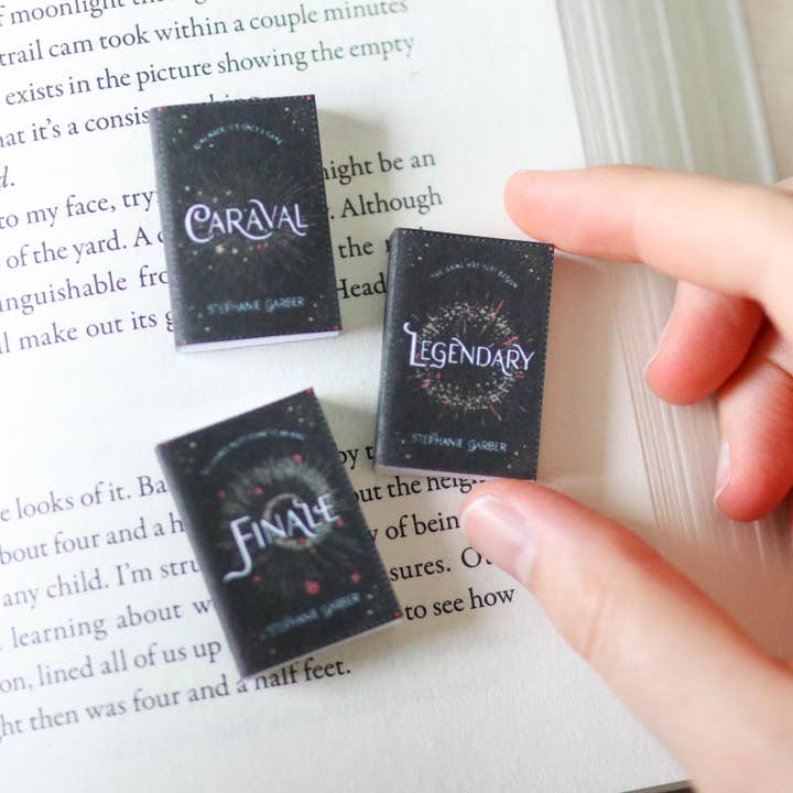 The Sticker Shop - Wholesale Decorative Figurine - Handmade MINI Special Edition Stephanie Garber Books (set of 3 mini books)2