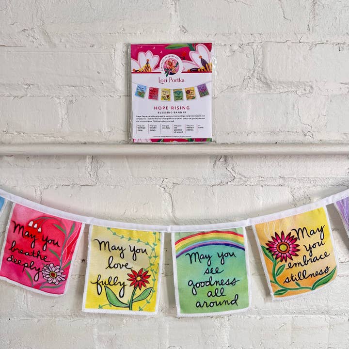Lori Portka - Happiness Through Art - Wholesale Banner - Hope Rising Cloth Banner