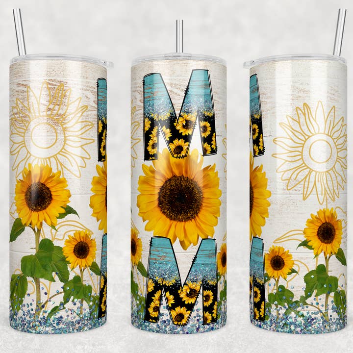 Mor Solsikke 20 ounce Sublimation Tumbler for engroshandel hos Twisted T Creations