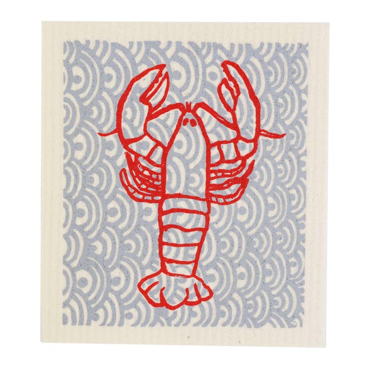 kitchen lobster swedish cloth sponge for wholesale by a wink design