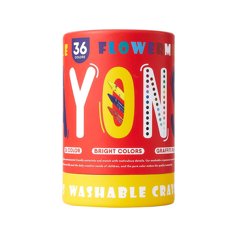 Hape Toys - Wholesale Crayons - Kids & Baby - Flower Monaco Washable Crayons - 36 colors