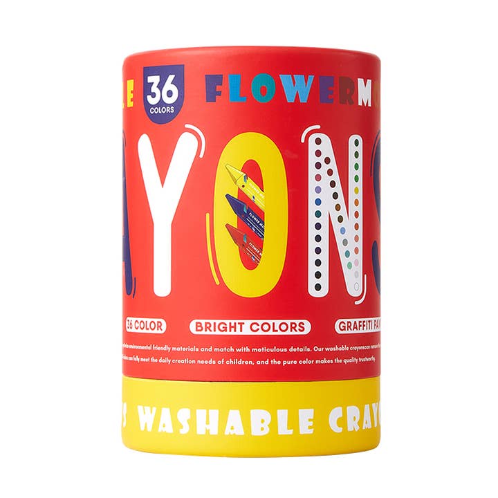 Hape Toys - Wholesale Crayons - Kids & Baby - Flower Monaco Washable Crayons - 36 colors0