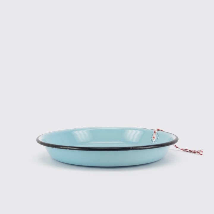 PASTA PLATE / AQUA BLUE for wholesale by Utilitario Mexicano