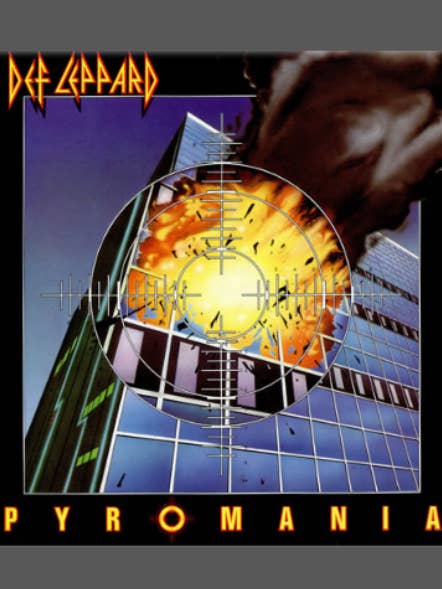 DEF LEPPARD, Magnet, Button, PYROMANIA for wholesale by Ba Ba Buttons