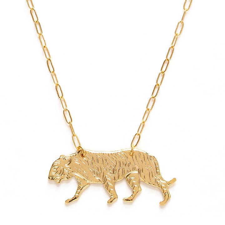 Amano Studio - Wholesale Pendant/Charm Necklace - Tiger Necklace