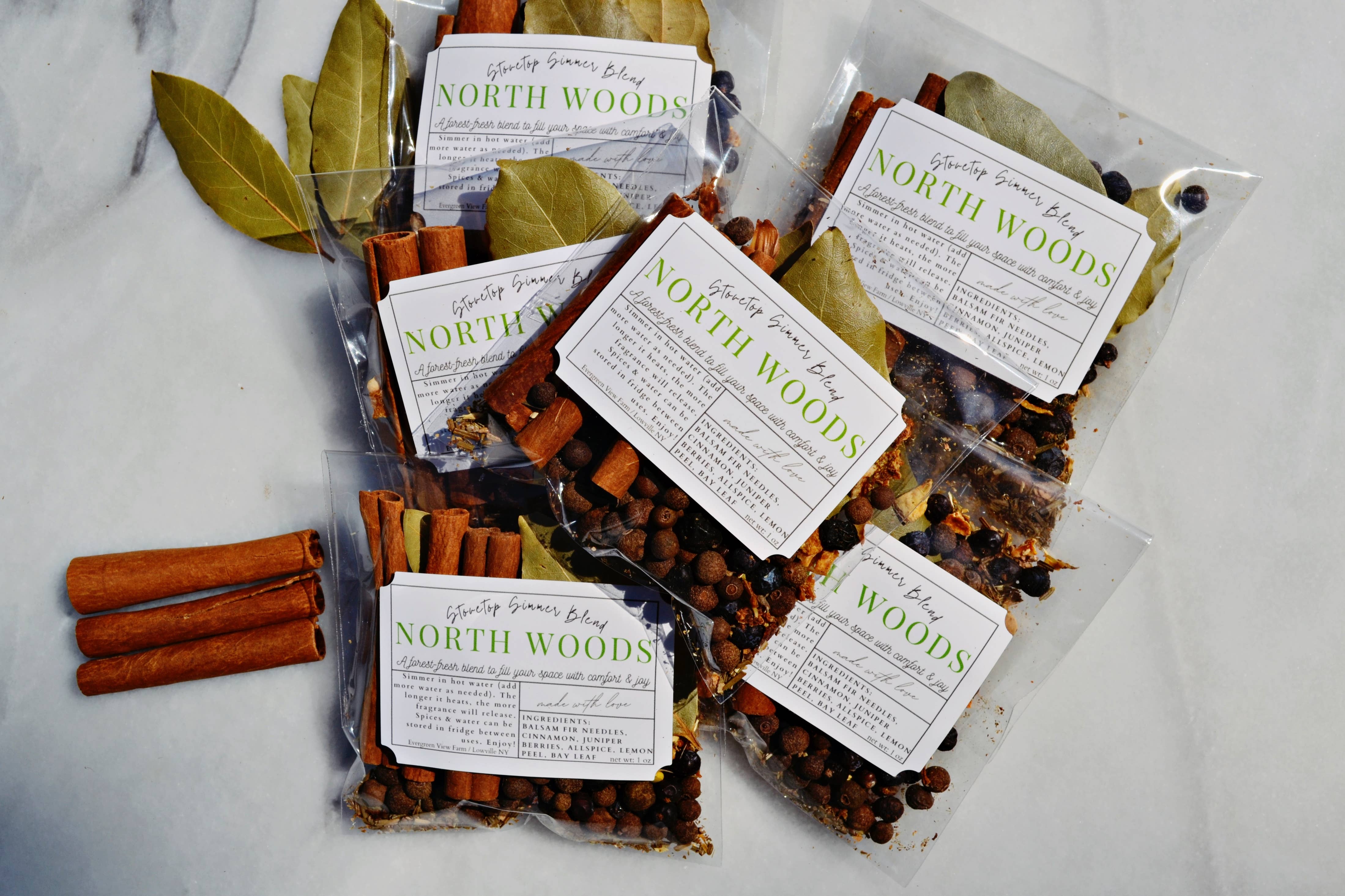 Evergreen View Farm - Wholesale Potpourri - Simmer Pot Stovetop Spice Christmas Holiday "North Woods"7