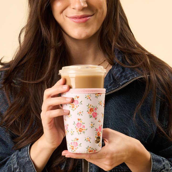 The Darling Effect - Wholesale Drink Huggers & Koozies - Sip Savvy Drink Sleeve-Endless Daydream Cream Large