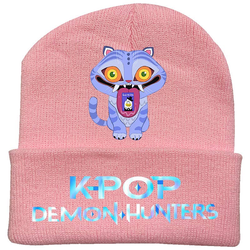 Lilyrosy（Duty free) - Wholesale Beanie - Kids - K-POP Demon Hunters Custom Knit Beanie,Adult & Kids Friendly26