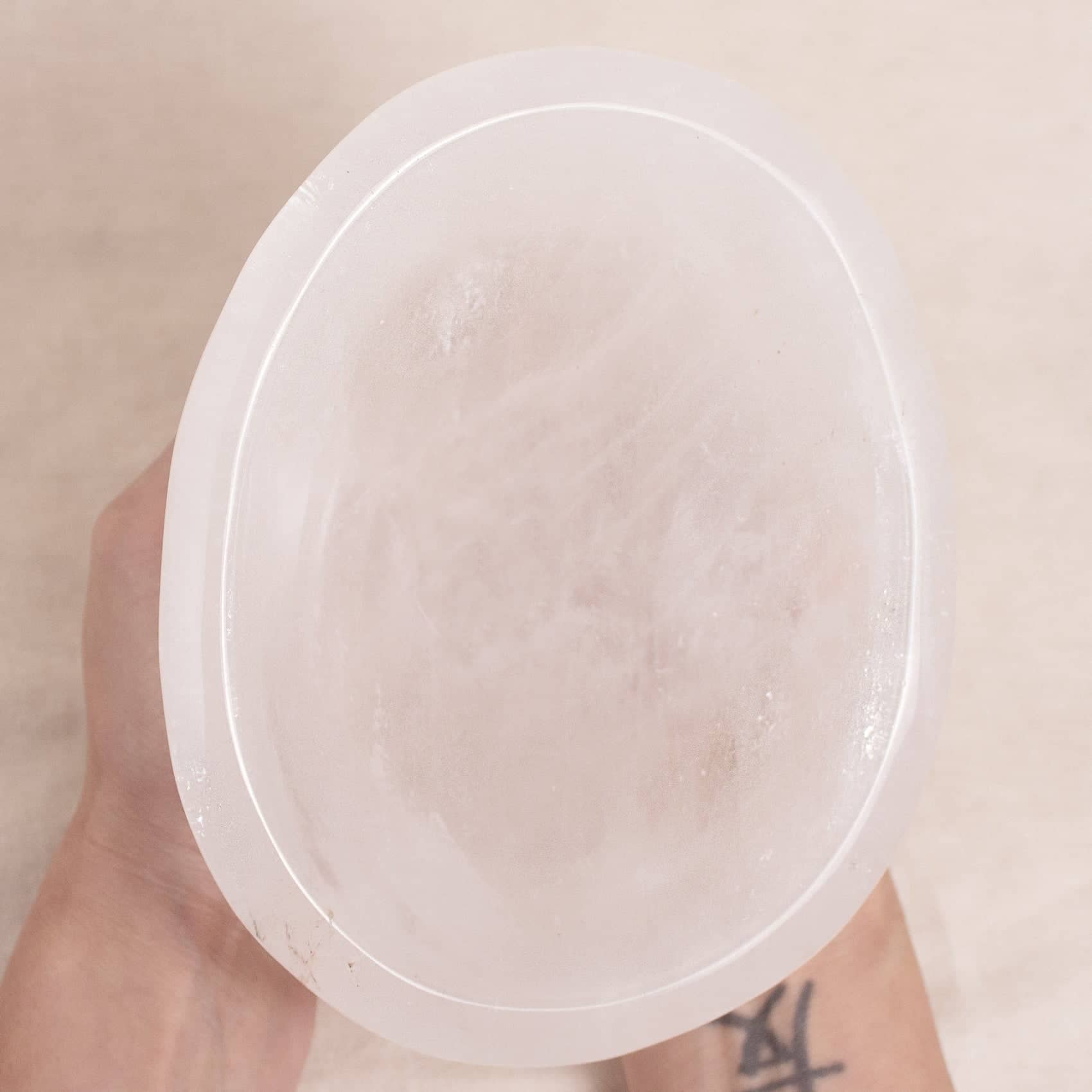 Tiny Rituals - Wholesale Decorative Plate/Dish/Bowl - Rare Clear Quartz Crystal Bowls - Large - 1 of a Kind11